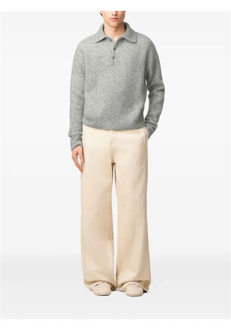 ami polo man grey AMI PARIS | HPL405.KN0021050